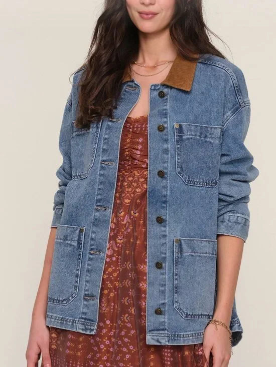 Heartloom Merie Jacket in Women's Size Small S | Like New | Denim Jean Jacket - Picture 2 of 14